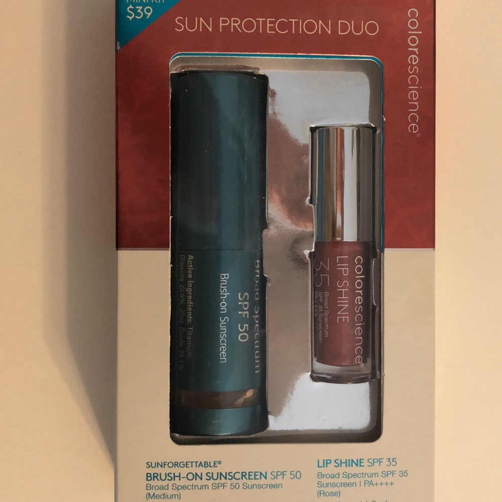 Colorescience sun protection duo mini kit NEW